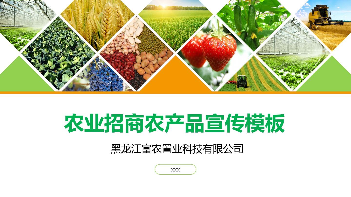 綠色田野，財(cái)富未來 現(xiàn)代農(nóng)業(yè)招商與農(nóng)產(chǎn)品品牌宣傳方案